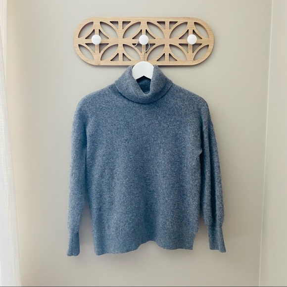 Halogen Pullover Turtleneck Sweater Gray Sz 1 - Picture 1 of 8